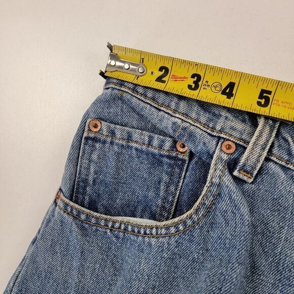 Vintage 90's Levis 560 Jeans Mens sz 36x34 Loose Fit Tapered Leg Blue Denim USA - Picture 12 of 16